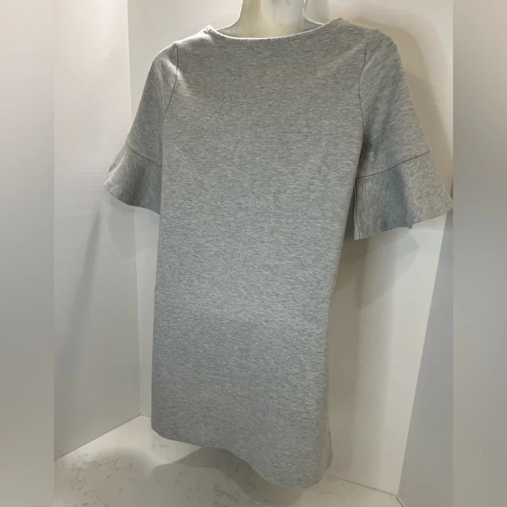 Ralph Lauren Gray Sheath Dress with Bell Sleeves